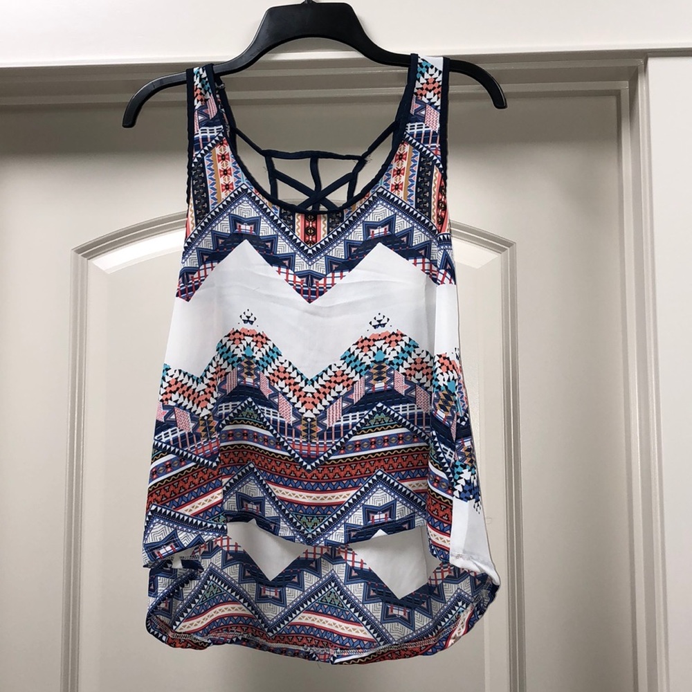Patterned Tank Top